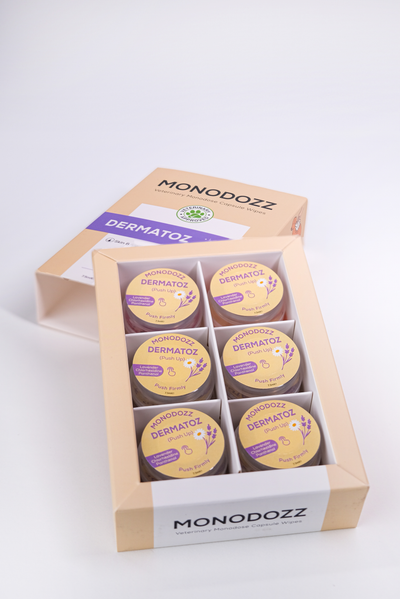 DERMATOZ Push Up Capsule Wipes | Kedi Köpek Mantar, Bakteriyel, Cilt Onarıcı Dermokozmetik Mendil