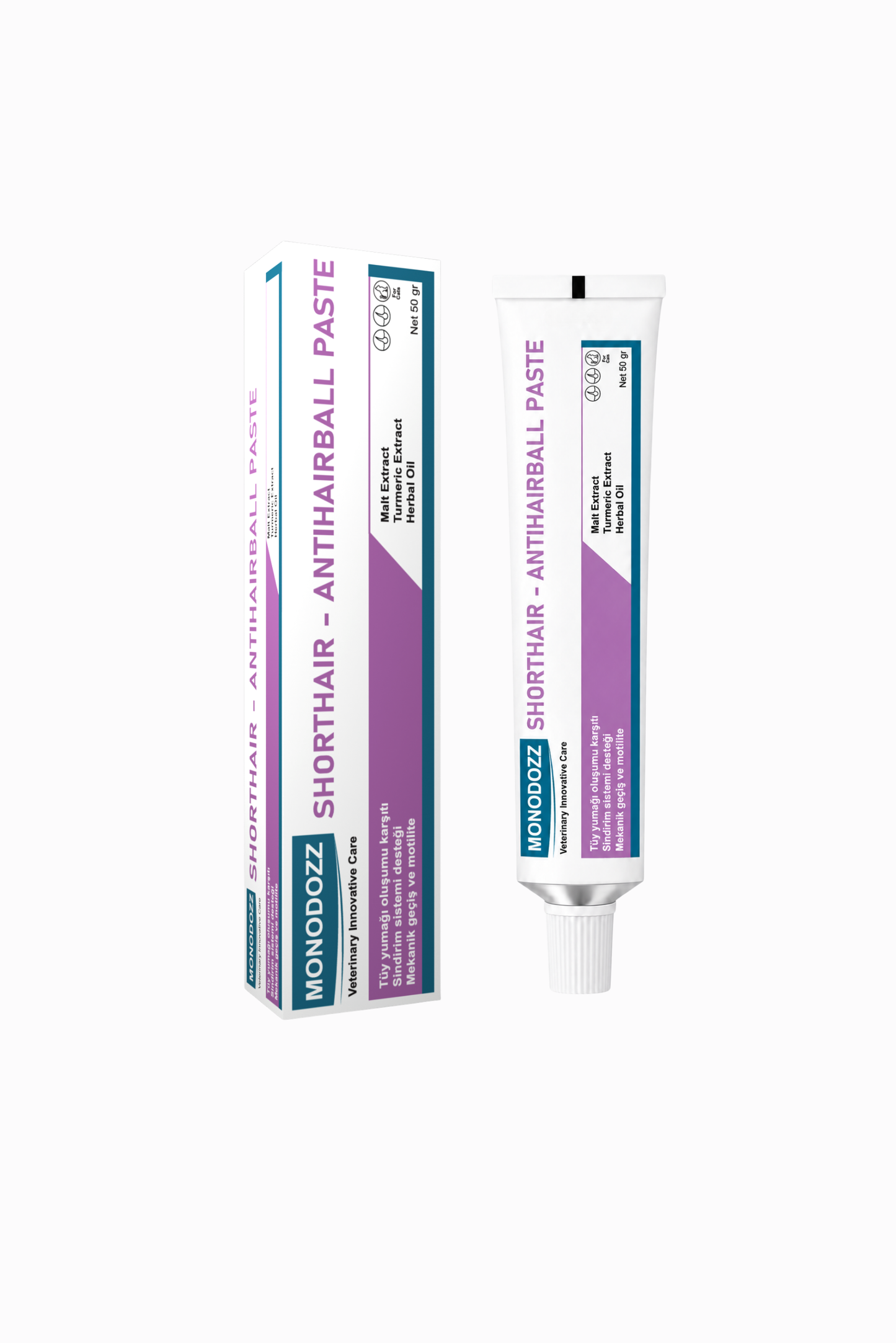 SHORTHAIR - ANTIHAIRBALL PASTE - Kısa Tüylü Kediler için Tüy yumağı önleyici pasta