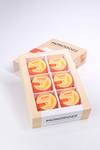 ATOPIC Push Up Capsule Wipes | Kedi Köpek Alerjik Dermatit Kızarıklık Dermakozmetik Mendil